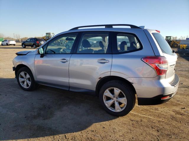 JF2SJABC2GH459451 - 2016 SUBARU FORESTER 2.5I SILVER photo 2