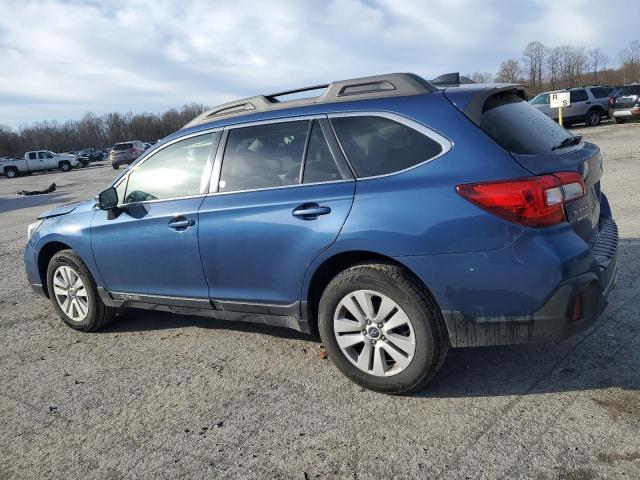 4S4BSAHC2K3344269 - 2019 SUBARU OUTBACK 2.5I PREMIUM BLUE photo 2