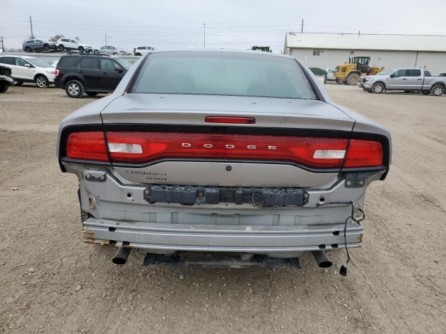 2C3CDXKT3EH279971 - 2014 DODGE CHARGER POLICE GRAY photo 6