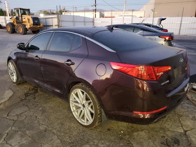 5XXGN4A76DG186182 - 2013 KIA OPTIMA EX BURGUNDY photo 2