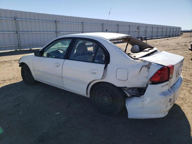 2HGES16524H584946 - 2004 HONDA CIVIC LX WHITE photo 2