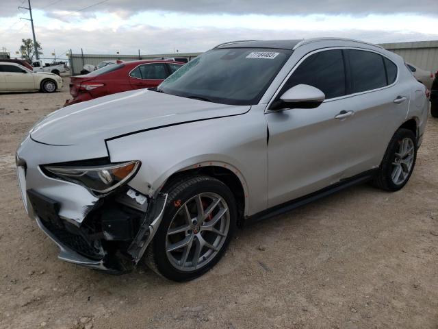 ZASPAKBN6K7C33897 - 2019 ALFA ROMEO STELVIO TI SILVER photo 1