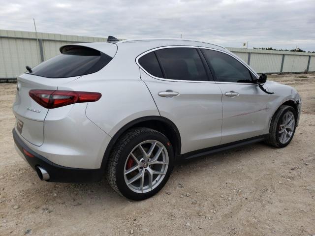 ZASPAKBN6K7C33897 - 2019 ALFA ROMEO STELVIO TI SILVER photo 3