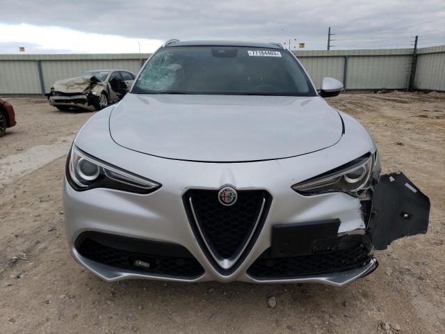 ZASPAKBN6K7C33897 - 2019 ALFA ROMEO STELVIO TI SILVER photo 5
