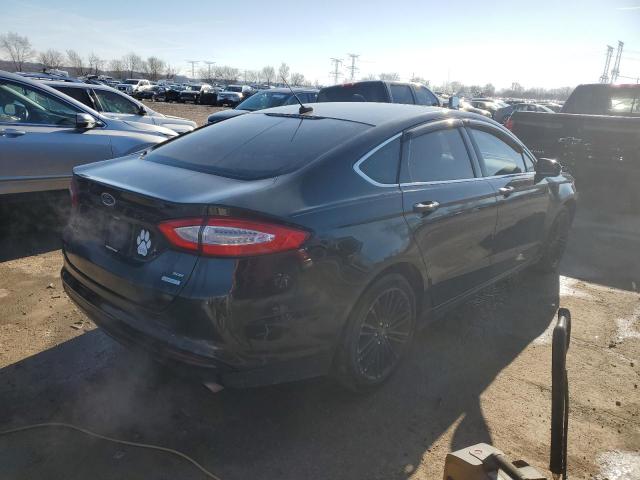 3FA6P0HD8ER168916 - 2014 FORD FUSION SE BLACK photo 3