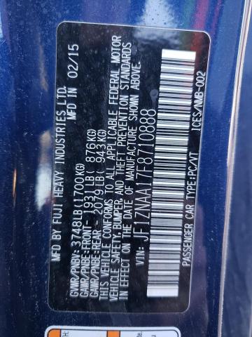 JF1ZNAA17F8710888 - 2015 TOYOTA SCION FR-S ლურჯი ფოტო 12