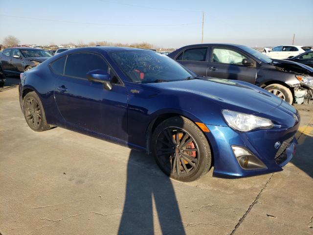 JF1ZNAA17F8710888 - 2015 TOYOTA SCION FR-S BLUE photo 4