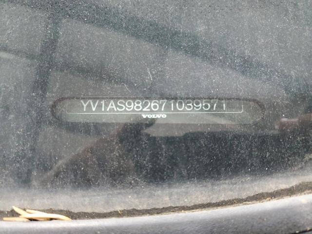 YV1AS982671039571 - 2007 VOLVO S80 3.2 GRAY photo 12