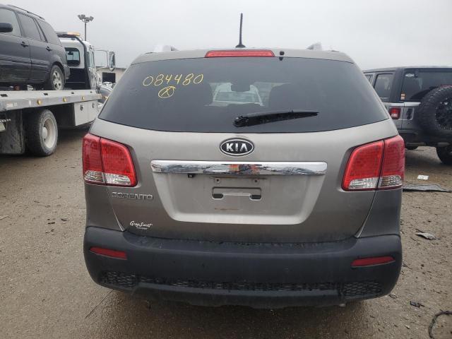 5XYKT4A12BG084480 - 2011 KIA SORENTO BASE SILVER photo 6