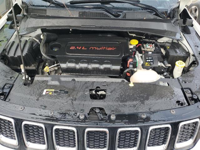 3C4NJCCB6KT660017 - 2019 JEEP COMPASS LIMITED WHITE photo 12