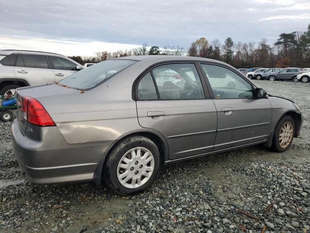 2HGES16645H528579 - 2005 HONDA CIVIC LX GRAY photo 3