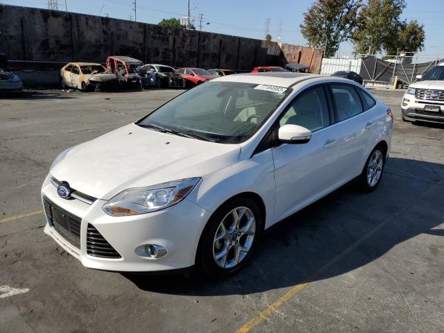 1FAHP3H2XCL154844 - 2012 FORD FOCUS SEL WHITE photo 1