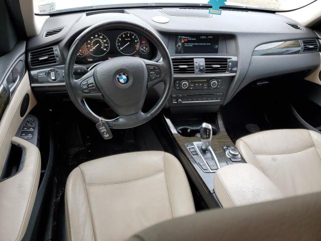 5UXWX9C50E0D37035 - 2014 BMW X3 XDRIVE28I BLUE photo 8