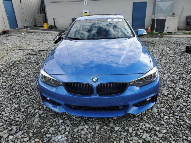 WBA4J1C55JBG80513 - 2018 BMW 430I GRAN COUPE BLUE photo 5