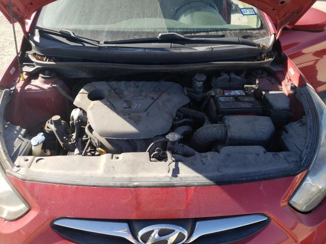 KMHCU4AE7DU312331 - 2013 HYUNDAI ACCENT GLS RED photo 11