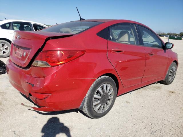 KMHCU4AE7DU312331 - 2013 HYUNDAI ACCENT GLS RED photo 3