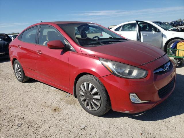 KMHCU4AE7DU312331 - 2013 HYUNDAI ACCENT GLS RED photo 4