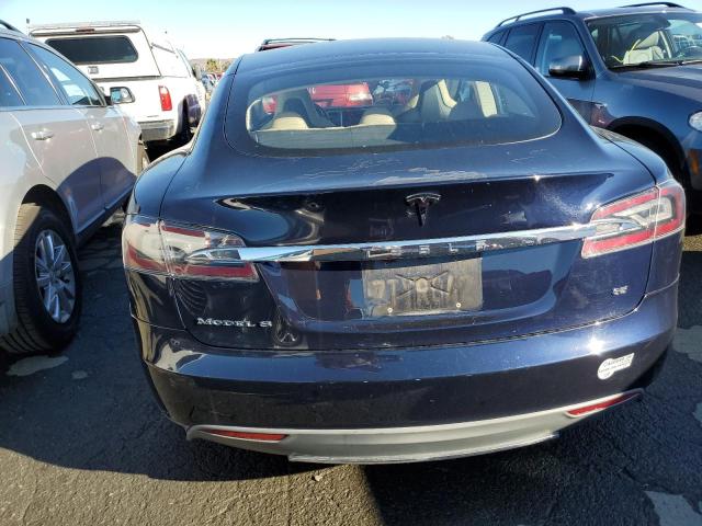 5YJSA1CNXDFP06094 - 2013 TESLA MODEL S Կապույտ լուսանկար 6