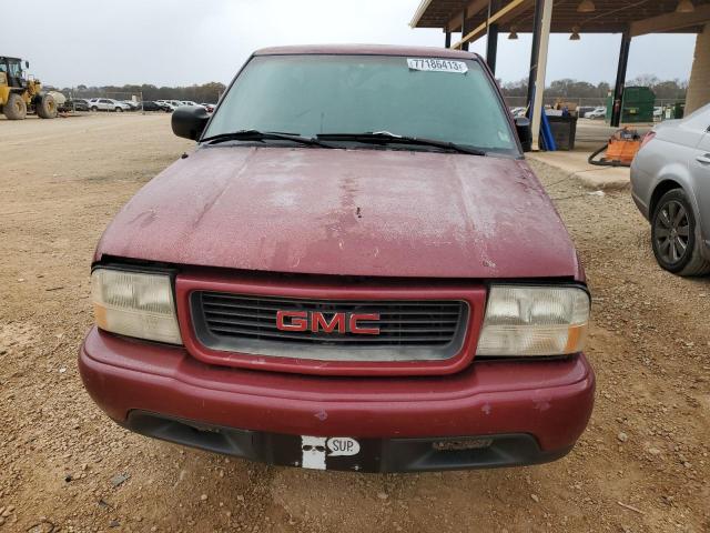 1GTCS1946X8501523 - 1999 GMC SONOMA RED photo 5