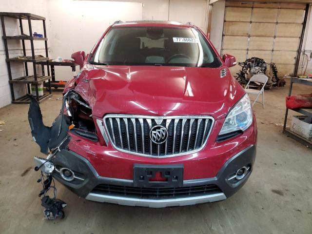 KL4CJFSB0FB095789 - 2015 BUICK ENCORE CONVENIENCE 勃艮第红 照片 5