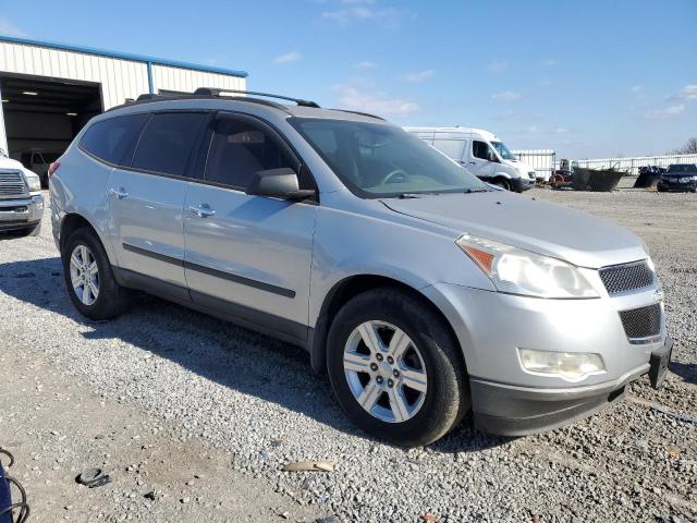 1GNLVEED9AJ230694 - 2010 CHEVROLET TRAVERSE LS SILVER photo 4