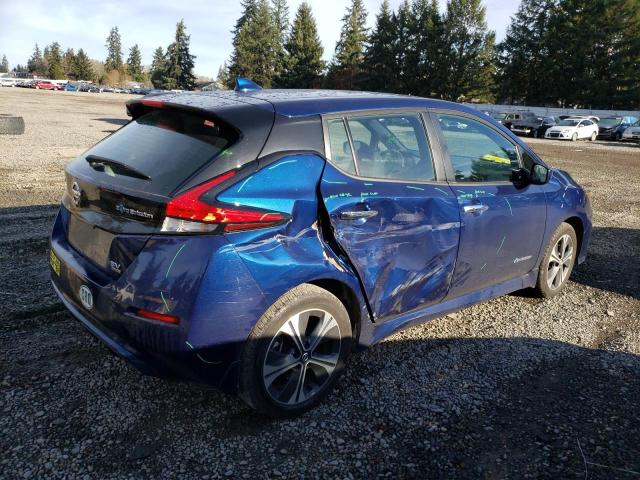 1N4BZ1CP9KC320390 - 2019 NISSAN LEAF S PLUS BLUE photo 3