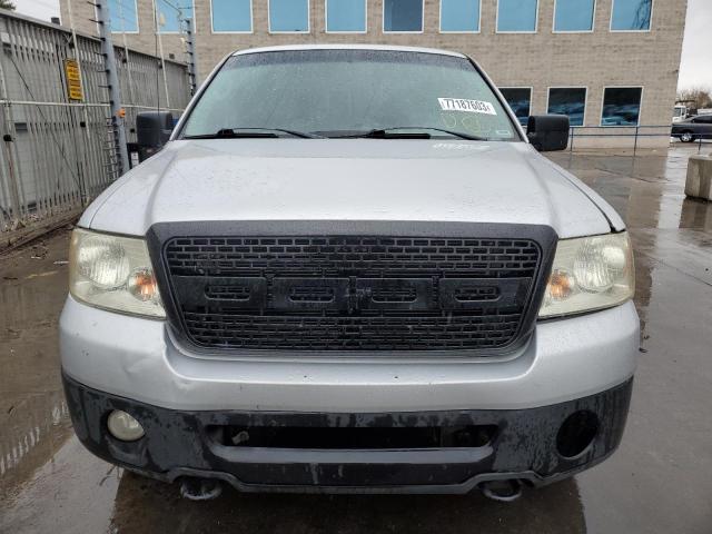 1FTRX14W98FB42640 - 2008 FORD F150 SILVER photo 5