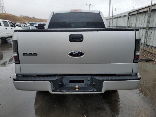 1FTRX14W98FB42640 - 2008 FORD F150 SILVER photo 6