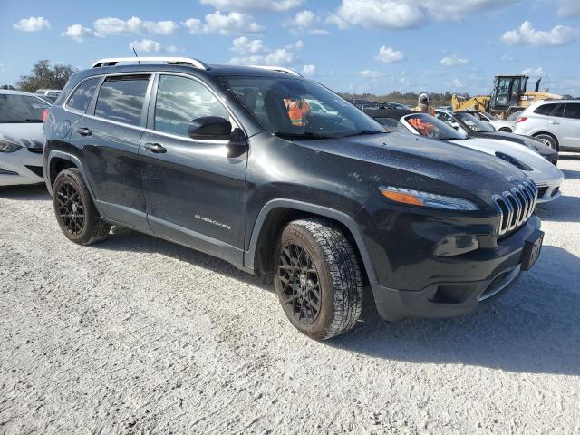 1C4PJMDS2EW282337 - 2014 JEEP CHEROKEE LIMITED BLACK photo 4