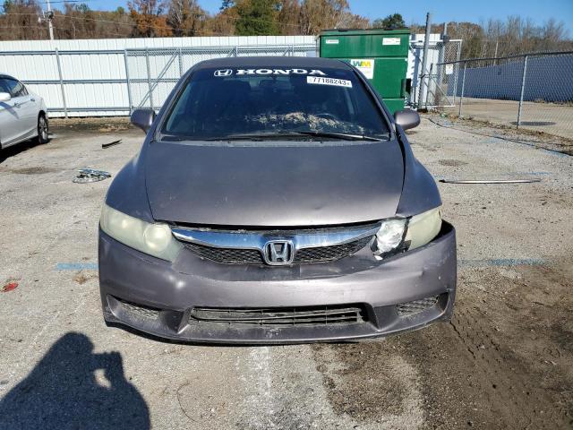 2HGFA1F63AH508468 - 2010 HONDA CIVIC LX-S GRAY photo 5