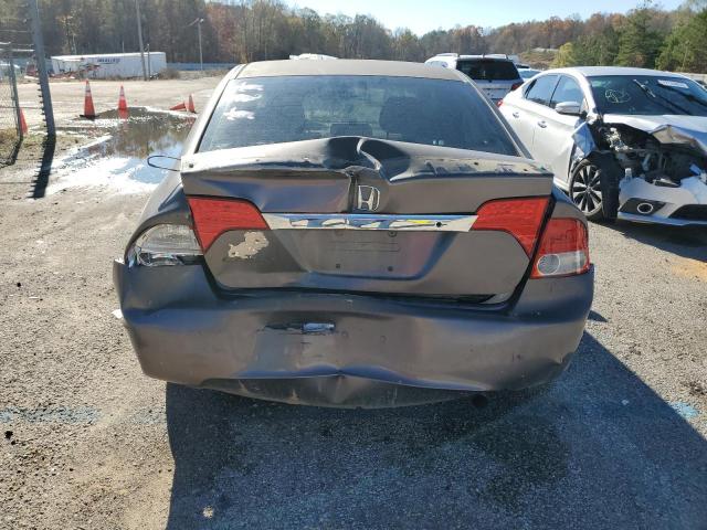 2HGFA1F63AH508468 - 2010 HONDA CIVIC LX-S GRAY photo 6