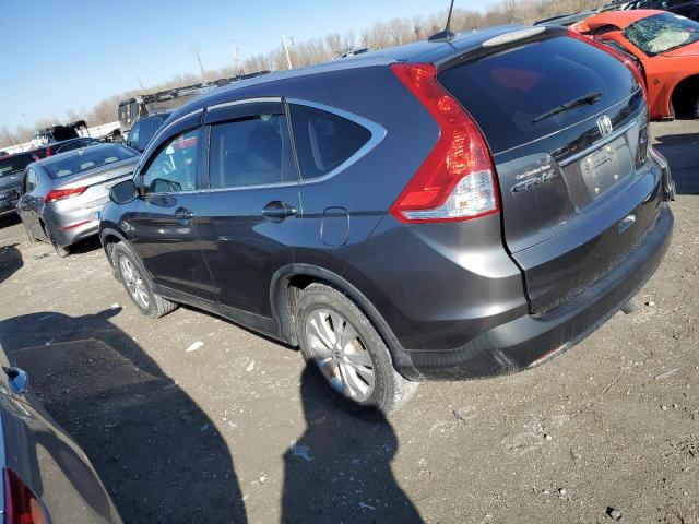 2HKRM3H70CH509950 - 2012 HONDA CR-V EXL GRAY photo 2