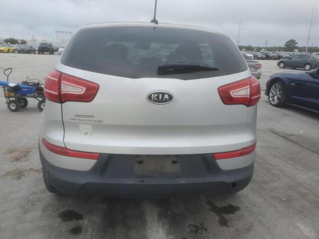 KNDPB3A29C7251556 - 2012 KIA SPORTAGE BASE SILVER photo 6