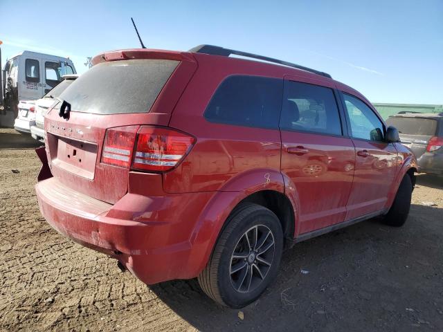 3C4PDCAB0JT345666 - 2018 DODGE JOURNEY SE RED photo 3