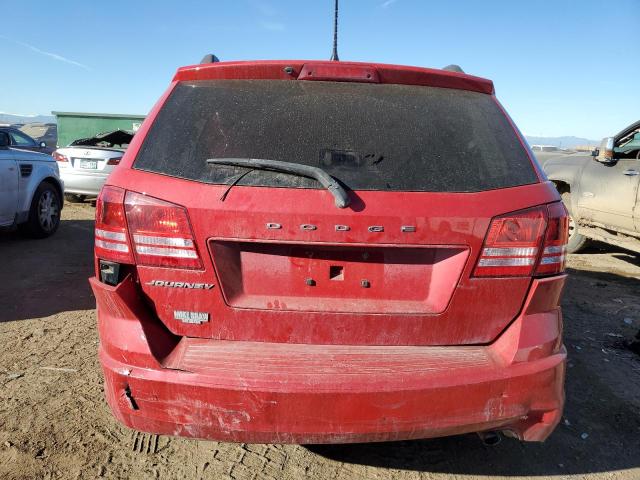 3C4PDCAB0JT345666 - 2018 DODGE JOURNEY SE RED photo 6