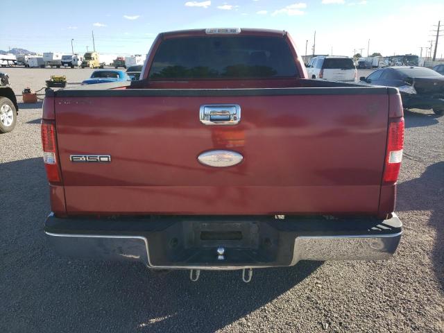 1FTRX12W87KC42575 - 2007 FORD F150 RED photo 6