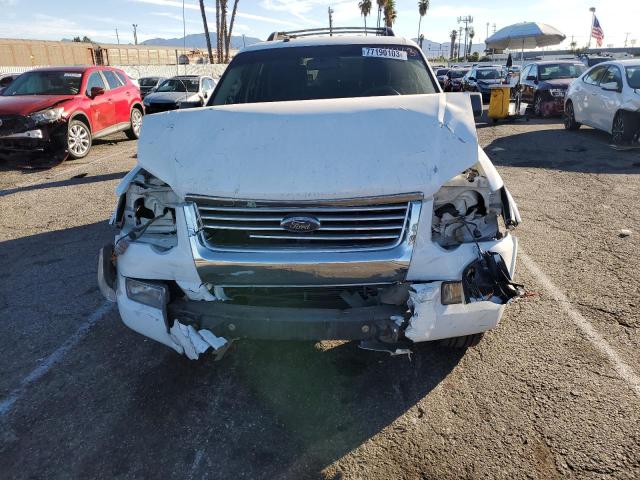 1FMEU7D85AUA84650 - 2010 FORD EXPLORER XLT WHITE photo 5