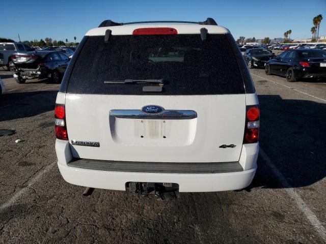 1FMEU7D85AUA84650 - 2010 FORD EXPLORER XLT WHITE photo 6