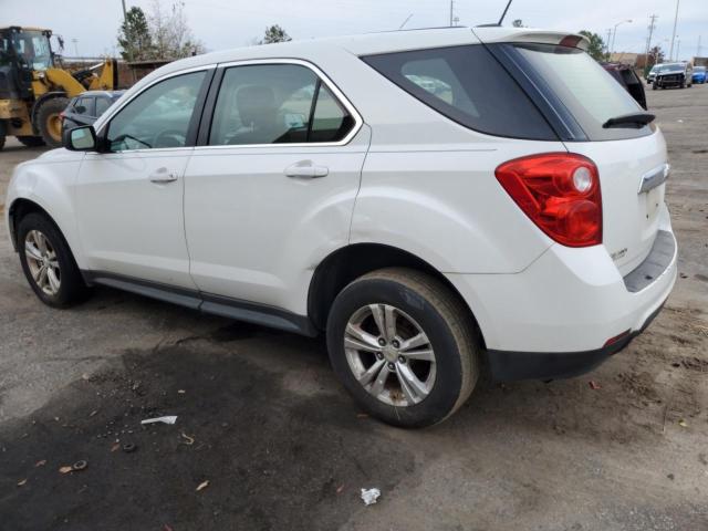 2GNALAEK8F1128969 - 2015 CHEVROLET EQUINOX LS WHITE photo 2