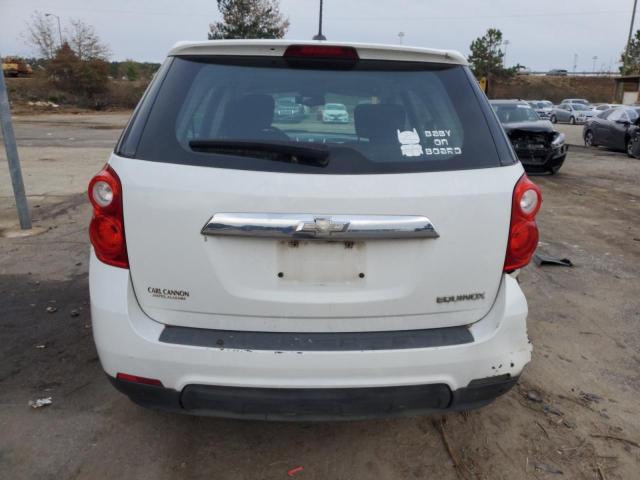 2GNALAEK8F1128969 - 2015 CHEVROLET EQUINOX LS WHITE photo 6