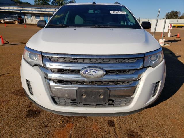 2FMDK3GC9EBA17328 - 2014 FORD EDGE SE WHITE photo 5