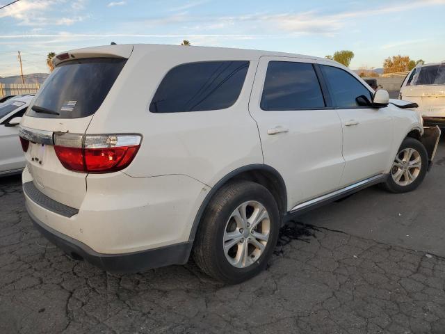 1C4RDHAGXDC687627 - 2013 DODGE DURANGO SXT WHITE photo 3