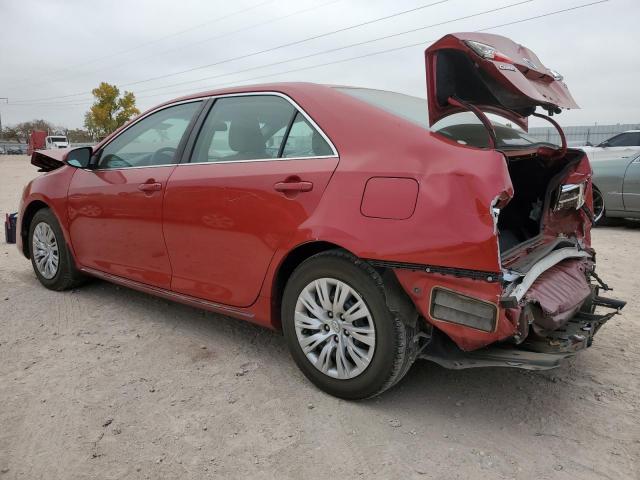 4T4BF1FK1DR306727 - 2013 TOYOTA CAMRY L RED photo 2