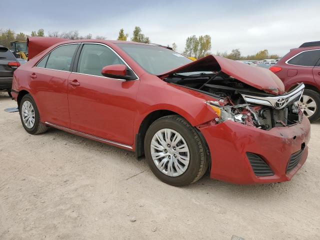 4T4BF1FK1DR306727 - 2013 TOYOTA CAMRY L RED photo 4