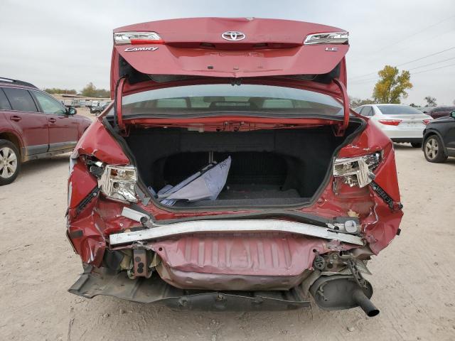 4T4BF1FK1DR306727 - 2013 TOYOTA CAMRY L RED photo 6
