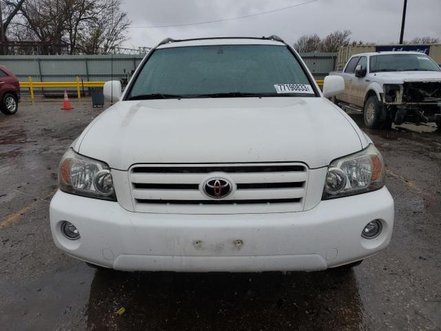 JTEGP21A570145165 - 2007 TOYOTA HIGHLANDER SPORT WHITE photo 5