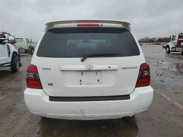 JTEGP21A570145165 - 2007 TOYOTA HIGHLANDER SPORT WHITE photo 6