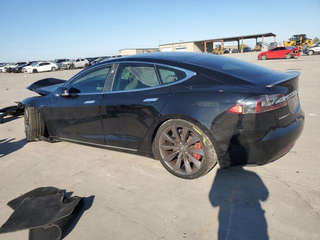 5YJSA1E47GF168186 - 2016 TESLA MODEL S BLACK photo 2