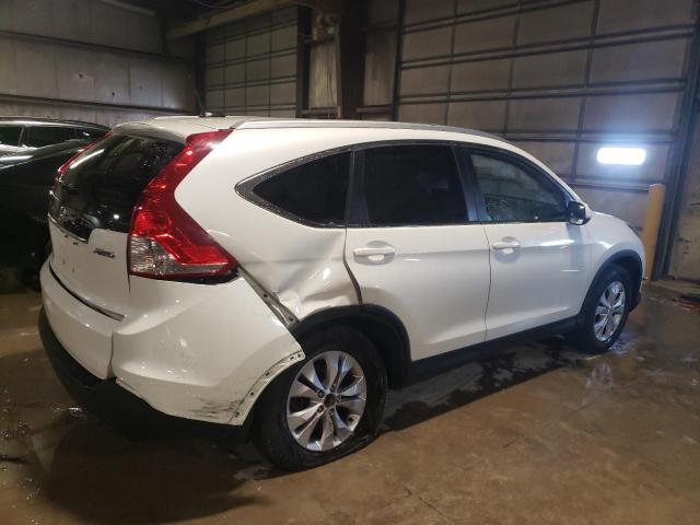 5J6RM4H70EL070361 - 2014 HONDA CR-V EXL WHITE photo 3