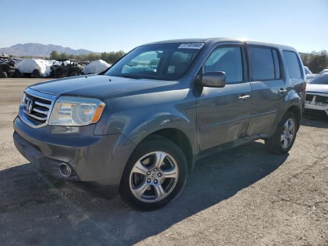 5FNYF3H41DB004186 - 2013 HONDA PILOT EX GRAY photo 1